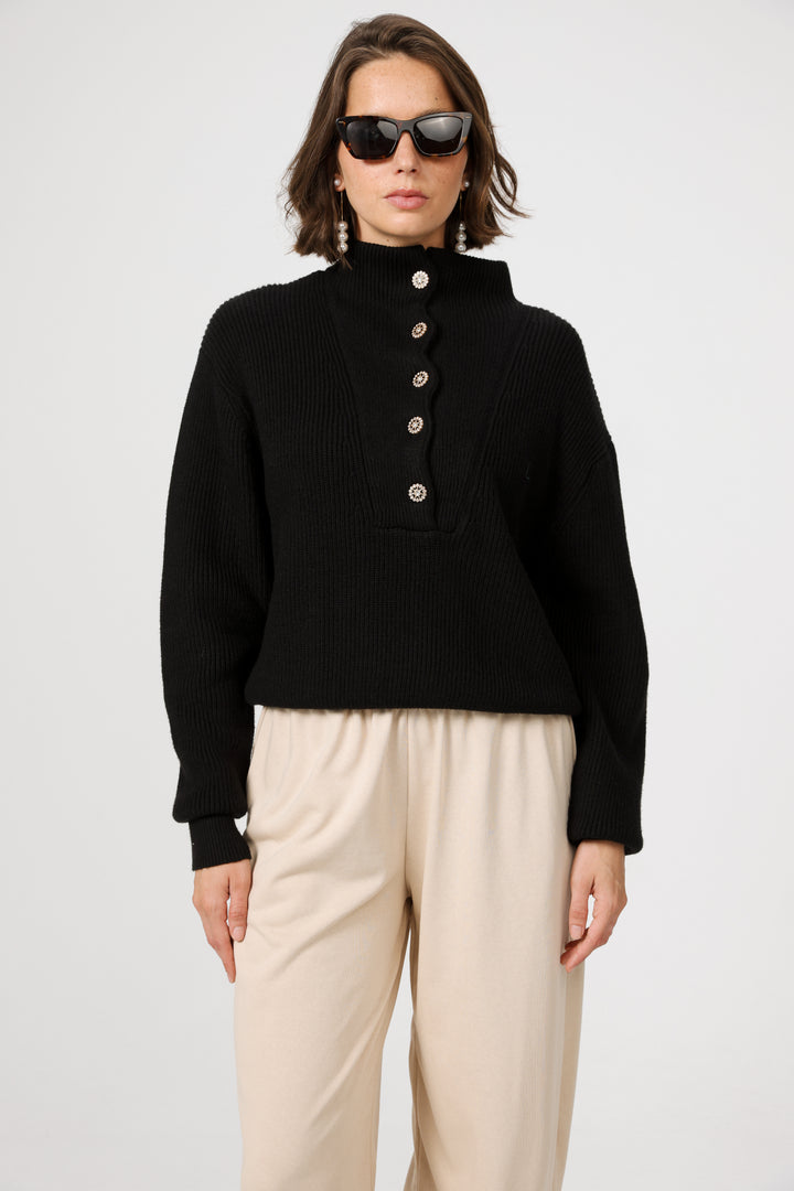 Amazed Black Sweater