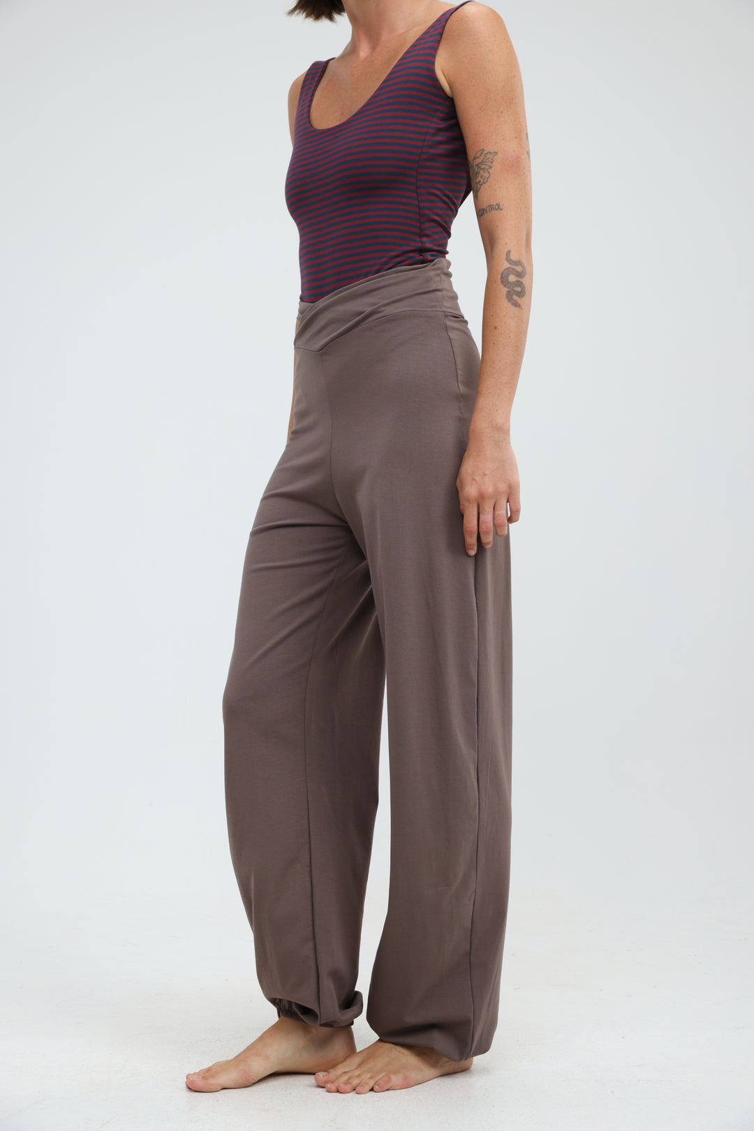 Right Brown Joggers