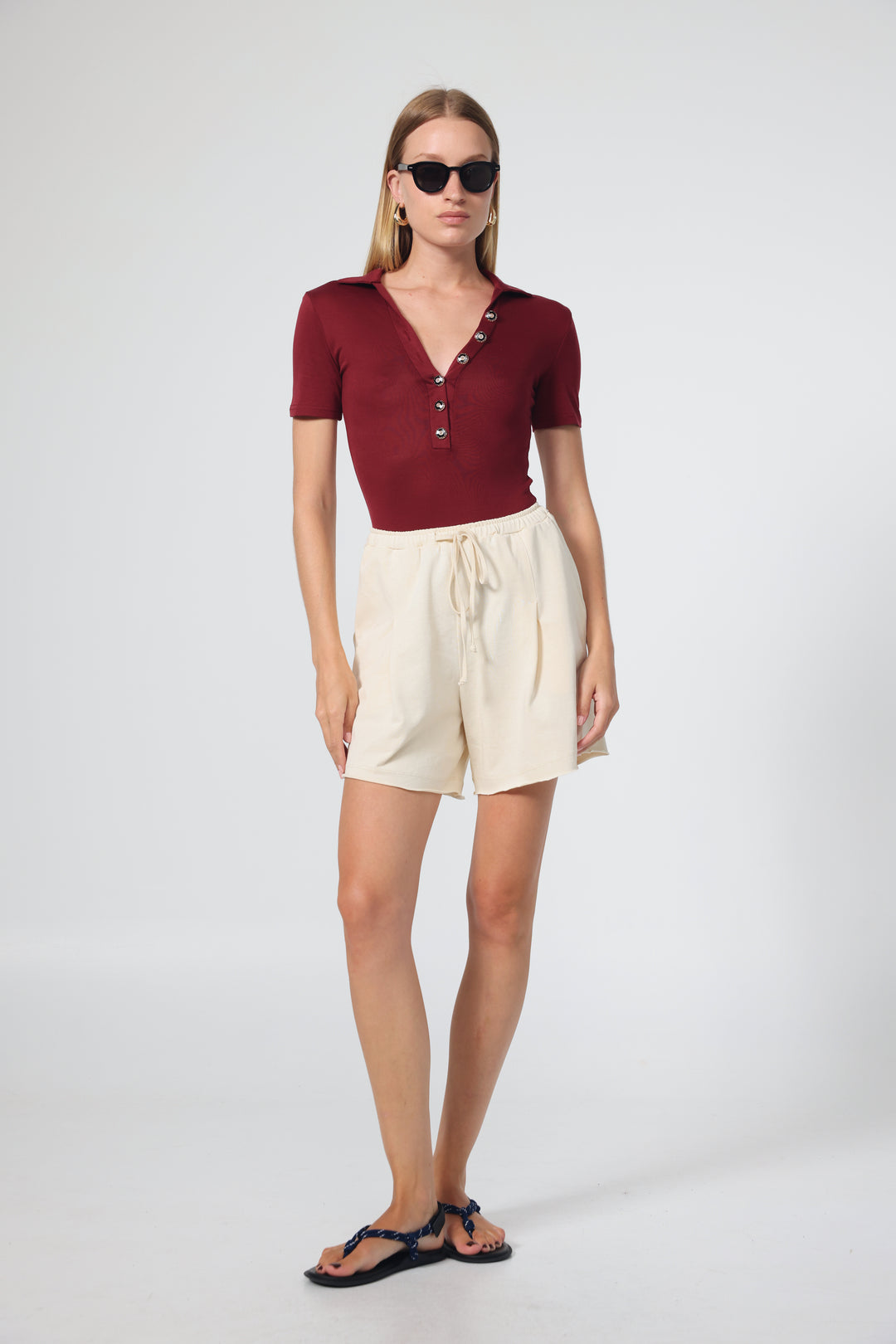 Reality Wine Polo Bodysuit