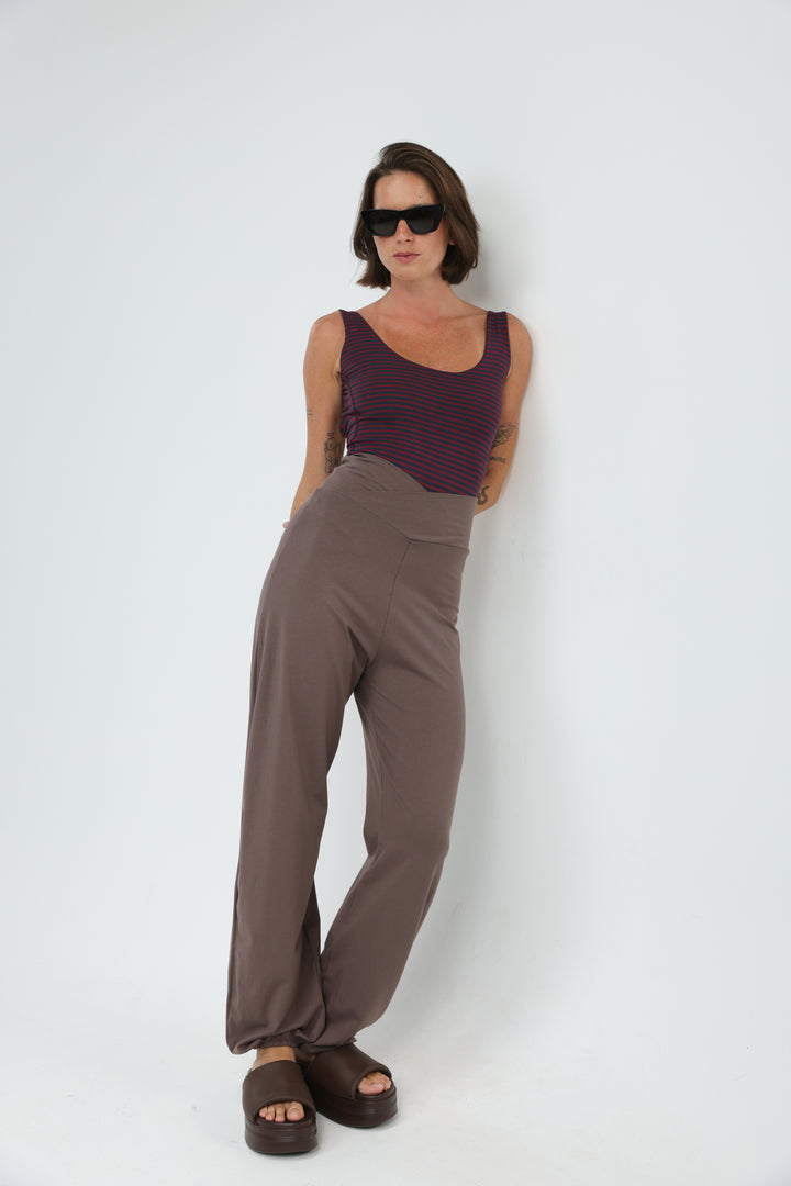 Right Brown Joggers