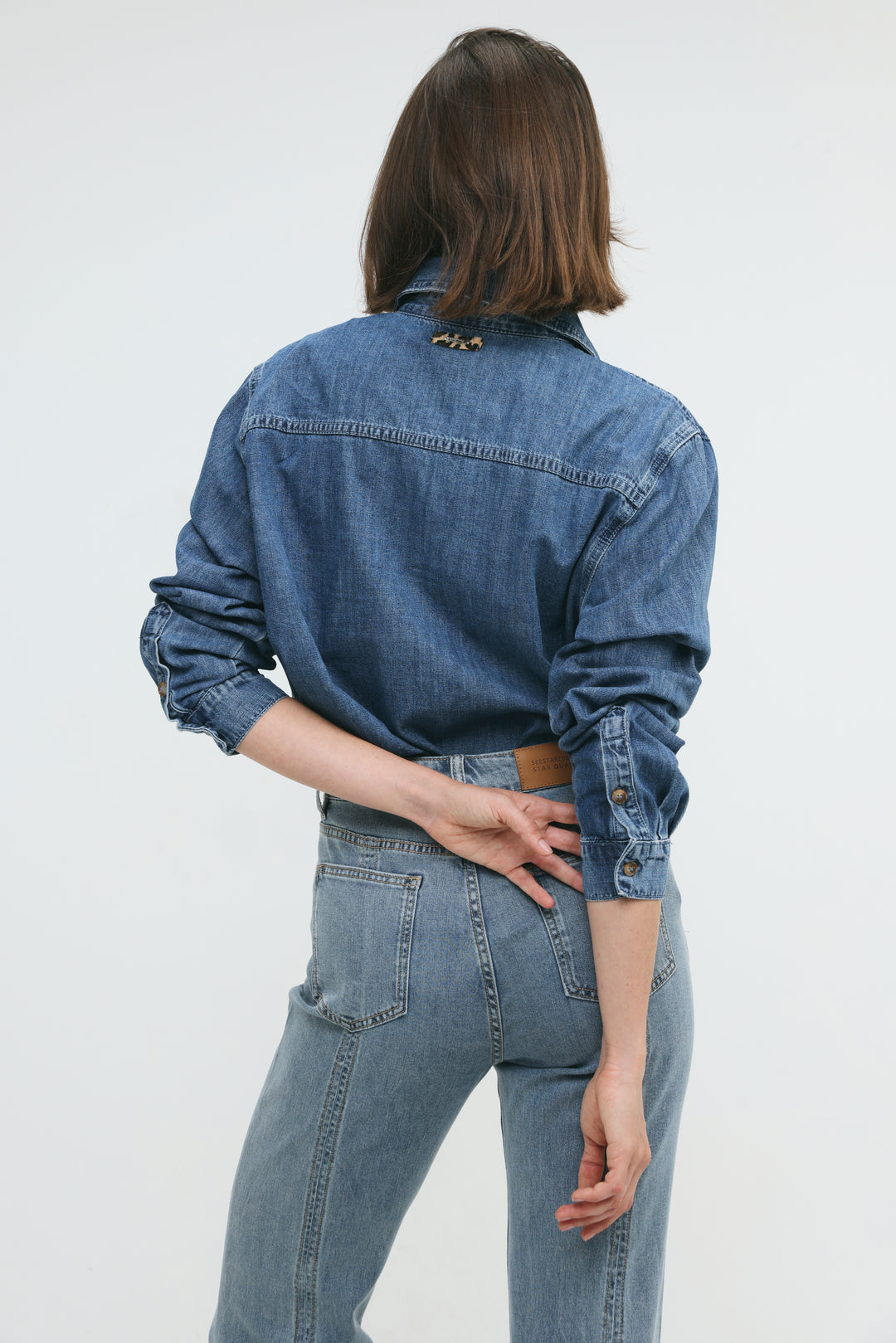 Leo Blue Denim Buttoned Shirt