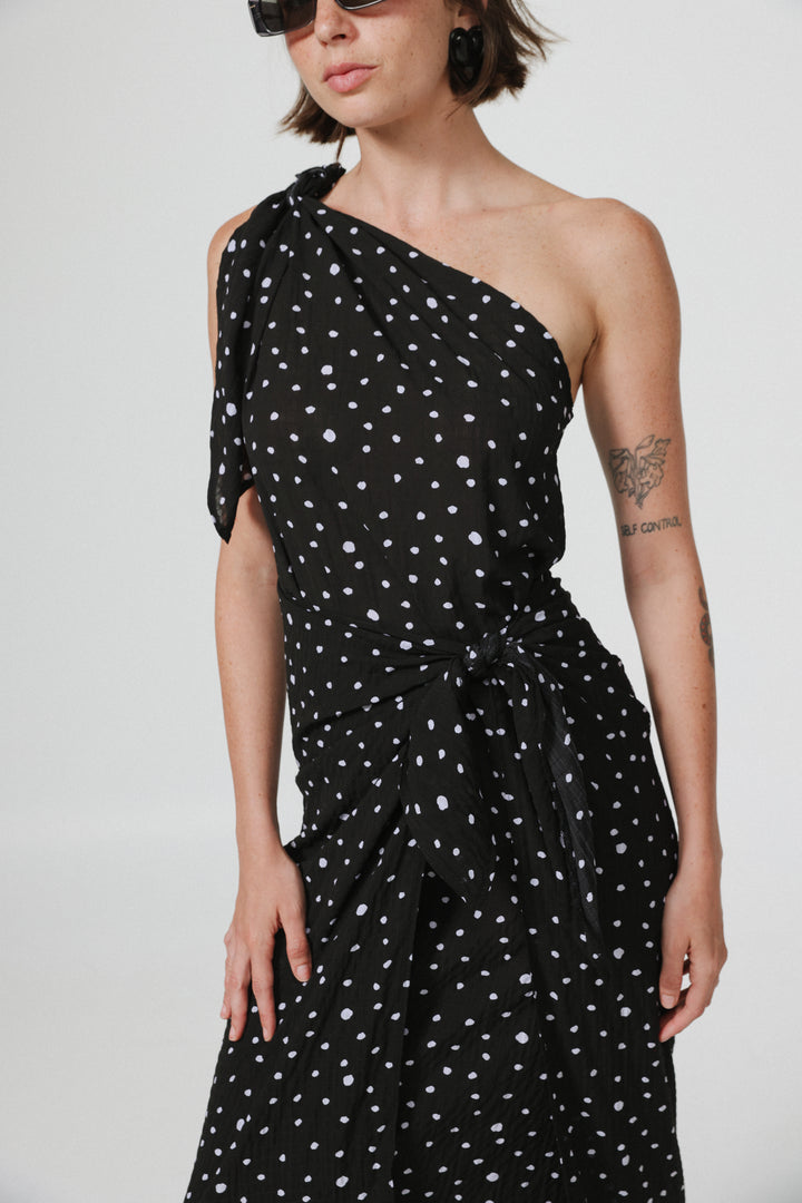 Hit Black Dots Dress