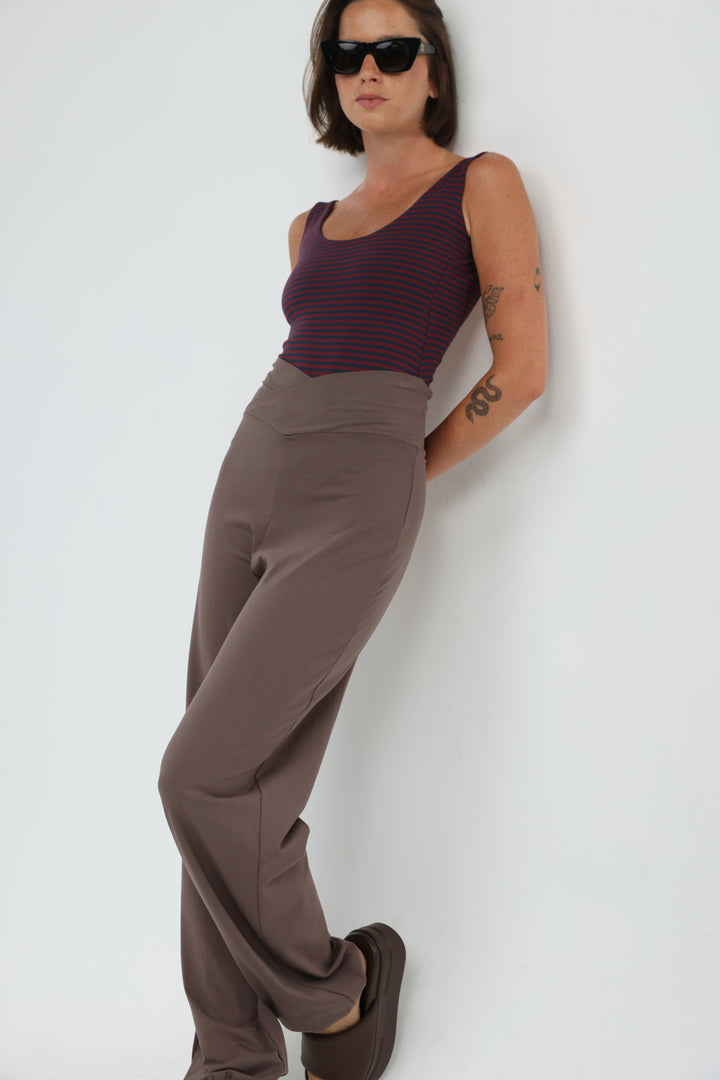 Right Brown Joggers