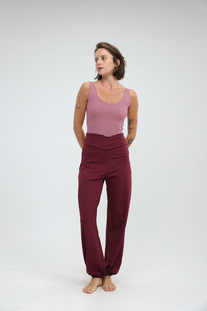 Crescent Pink Striped Bodysuit