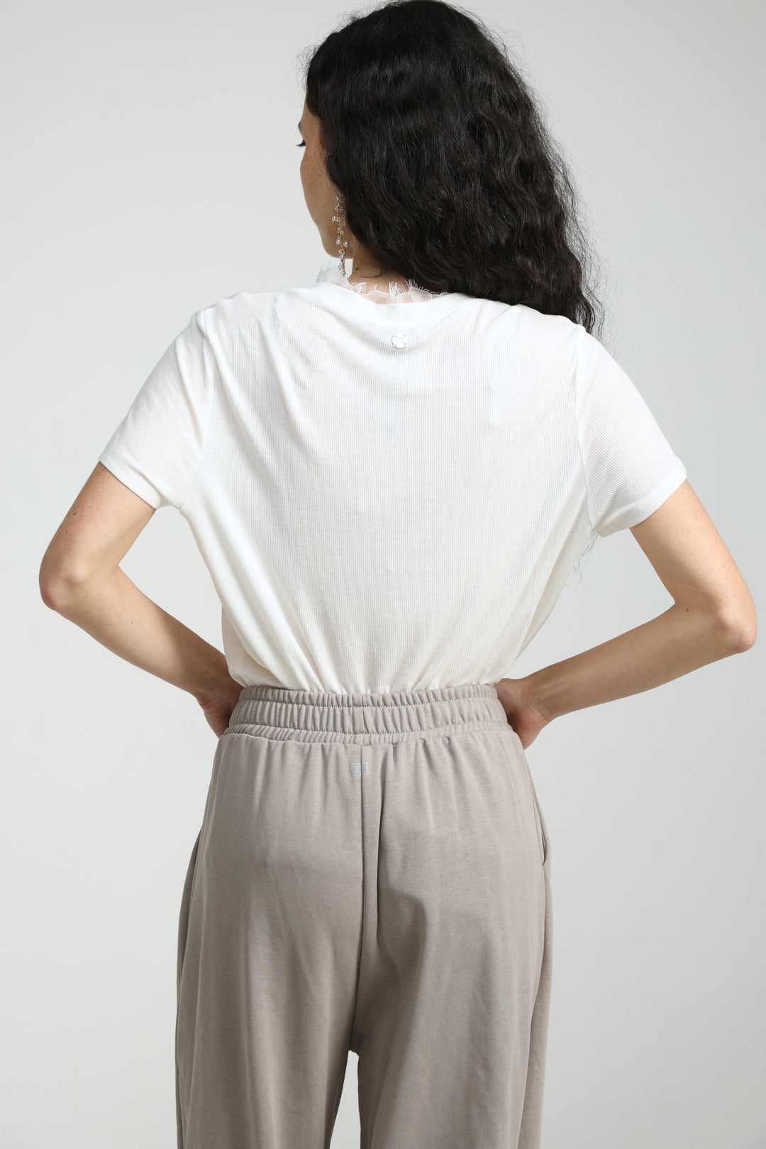 Mystery Cream Rib T-Shirt