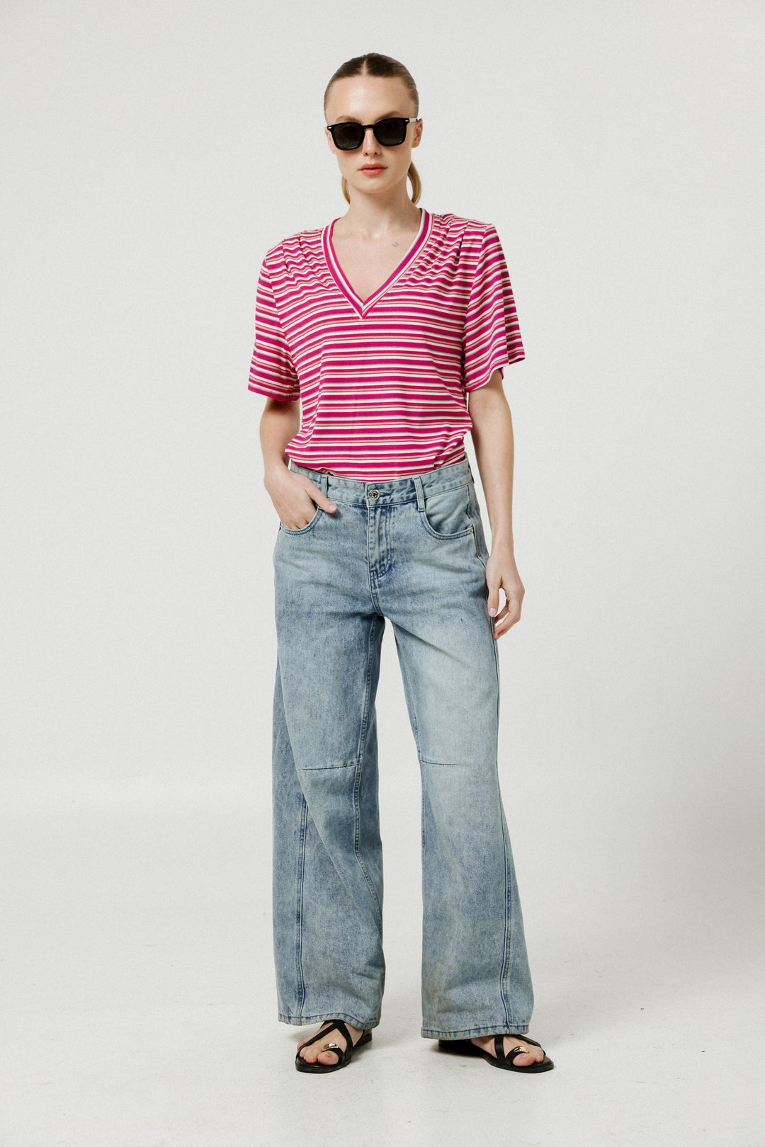 Vivoosh Pink Stripes T-Shirt