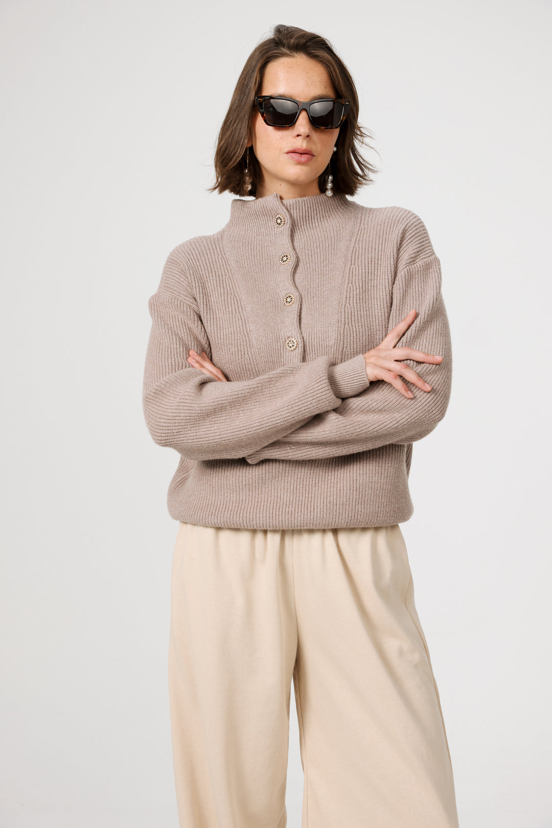 Amazed Mocha Sweater