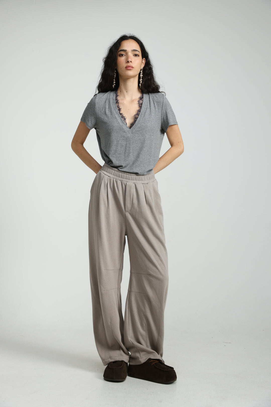 Mystery Grey Rib T-Shirt