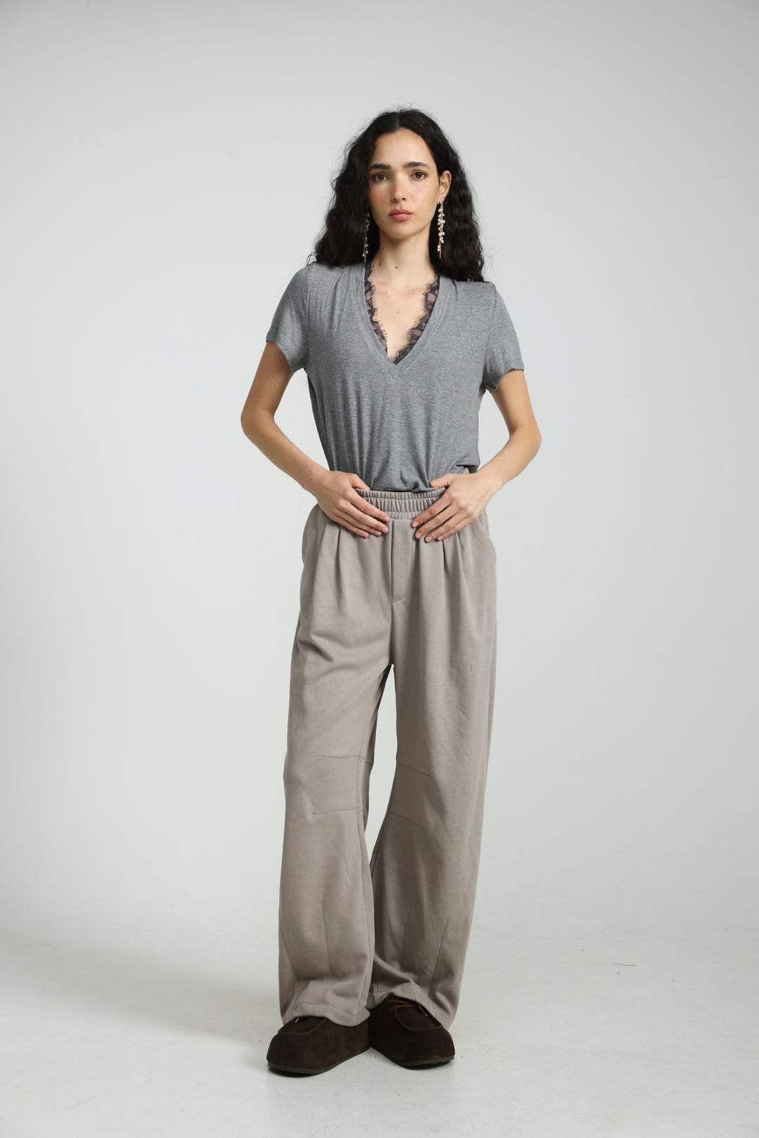 Mystery Grey Rib T-Shirt