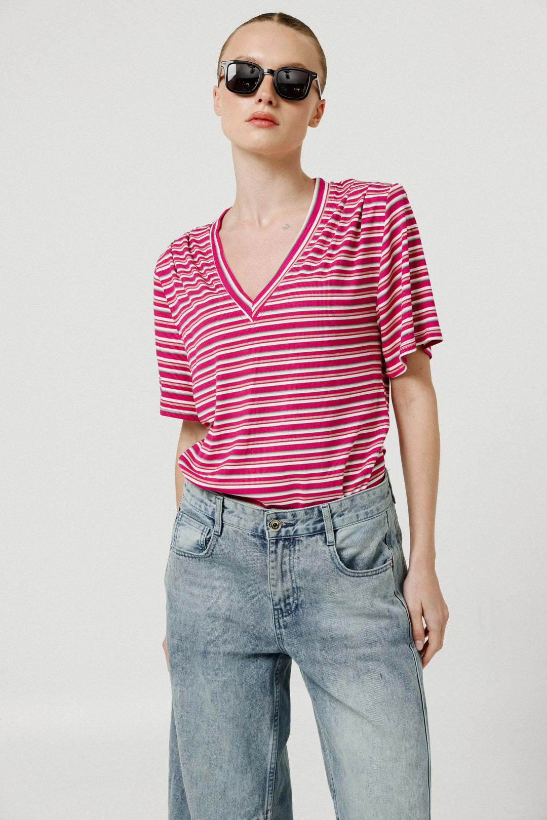 Vivoosh Pink Stripes T-Shirt
