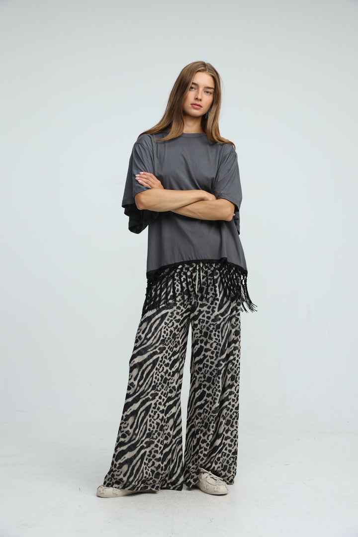 Untamed Zebra Bottoms