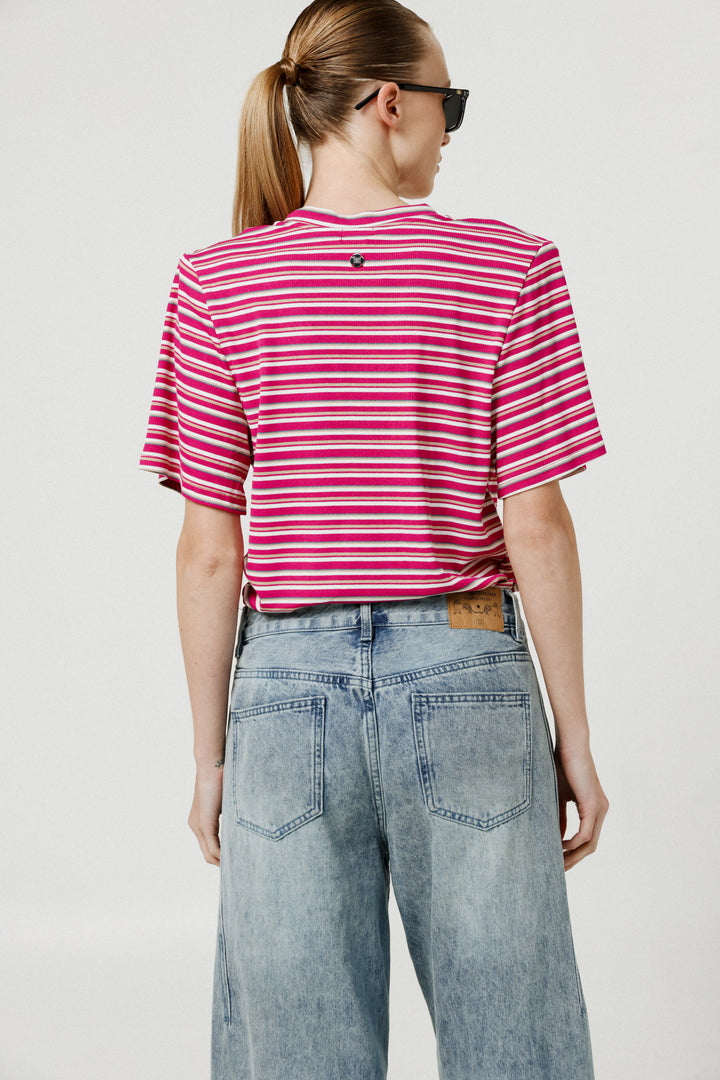 Vivoosh Pink Stripes T-Shirt