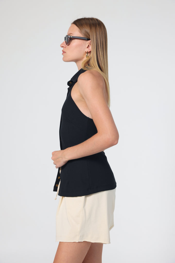 Took Black Polo Tank