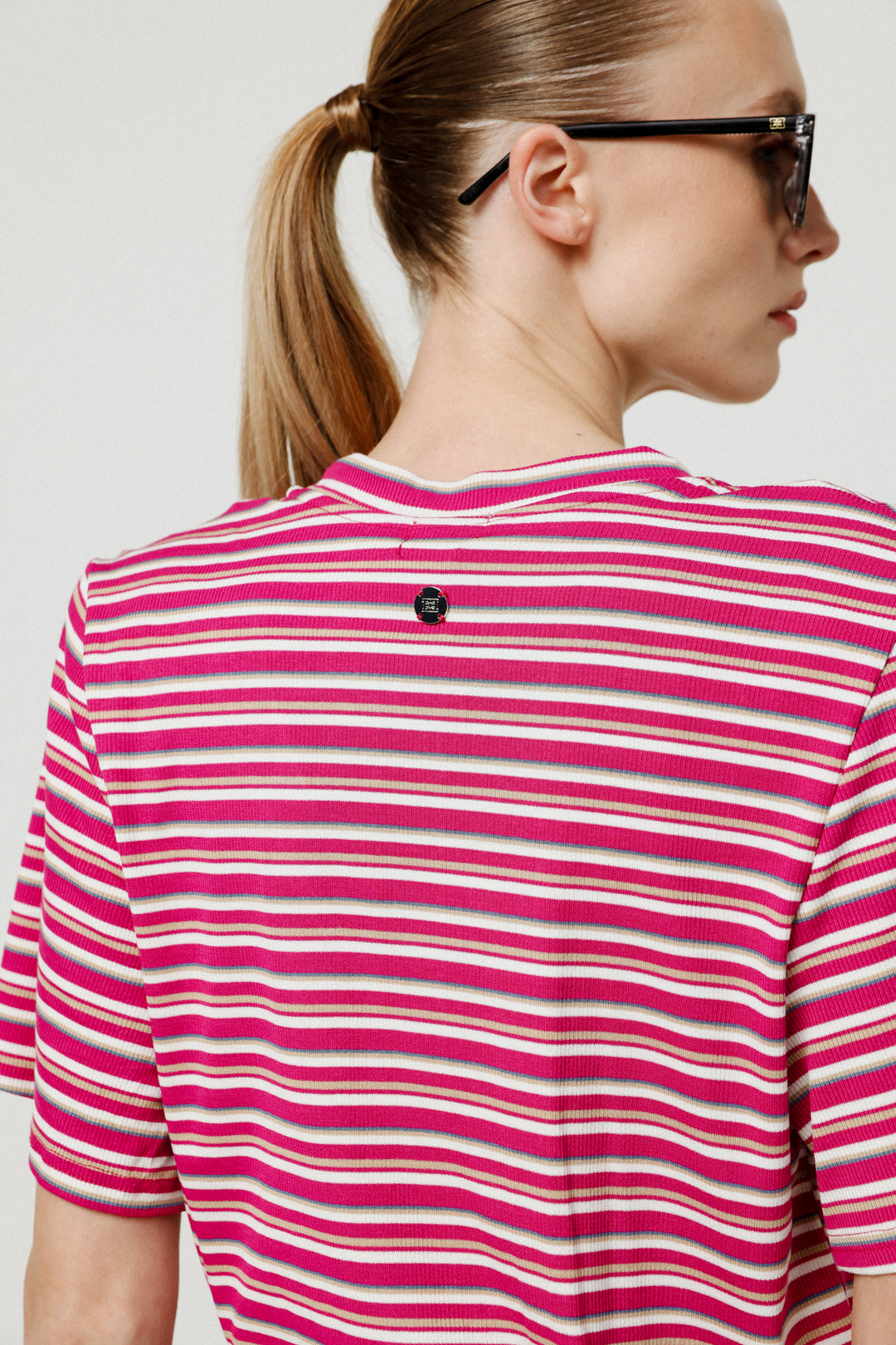 Vivoosh Pink Stripes T-Shirt