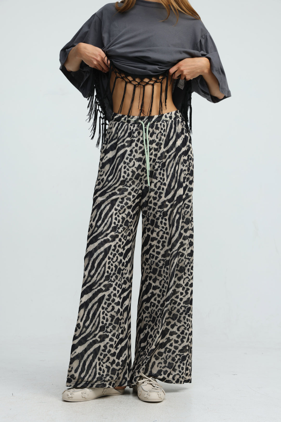 Untamed Zebra Bottoms