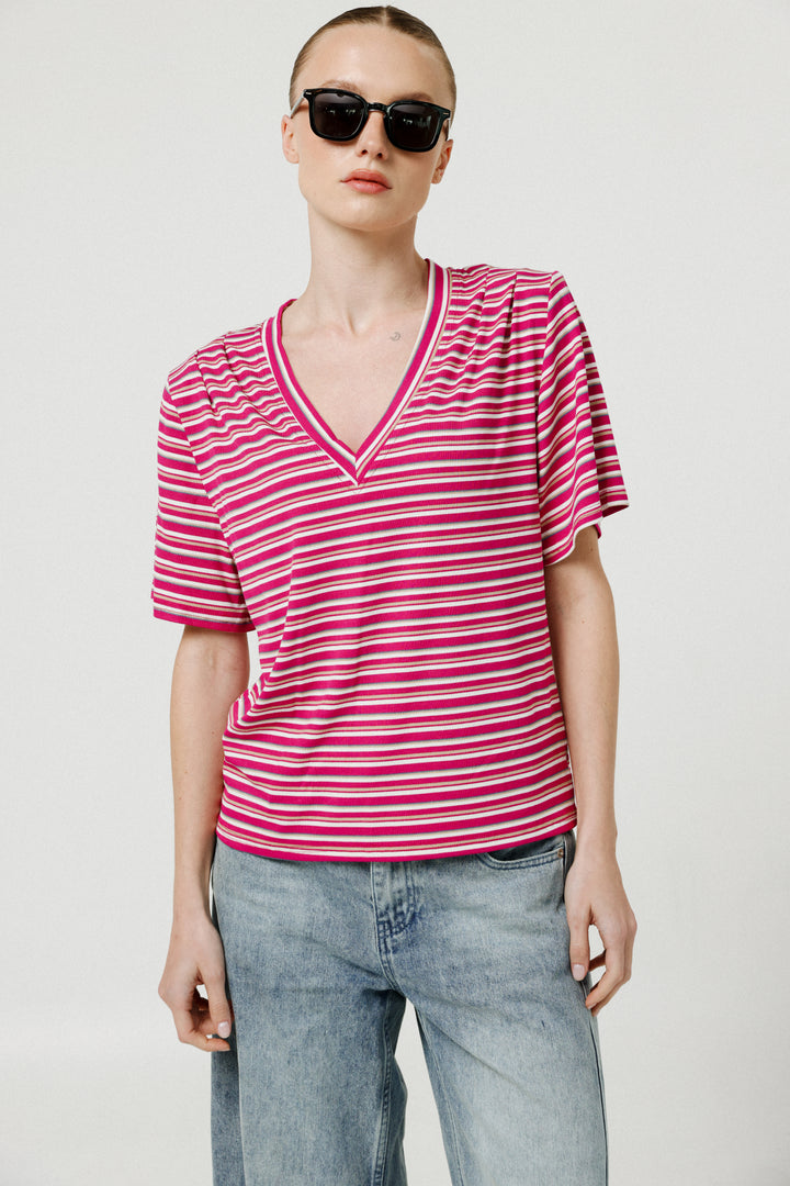 Vivoosh Pink Stripes T-Shirt