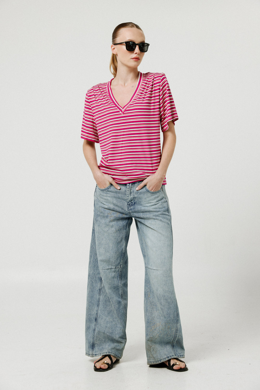 Vivoosh Pink Stripes T-Shirt