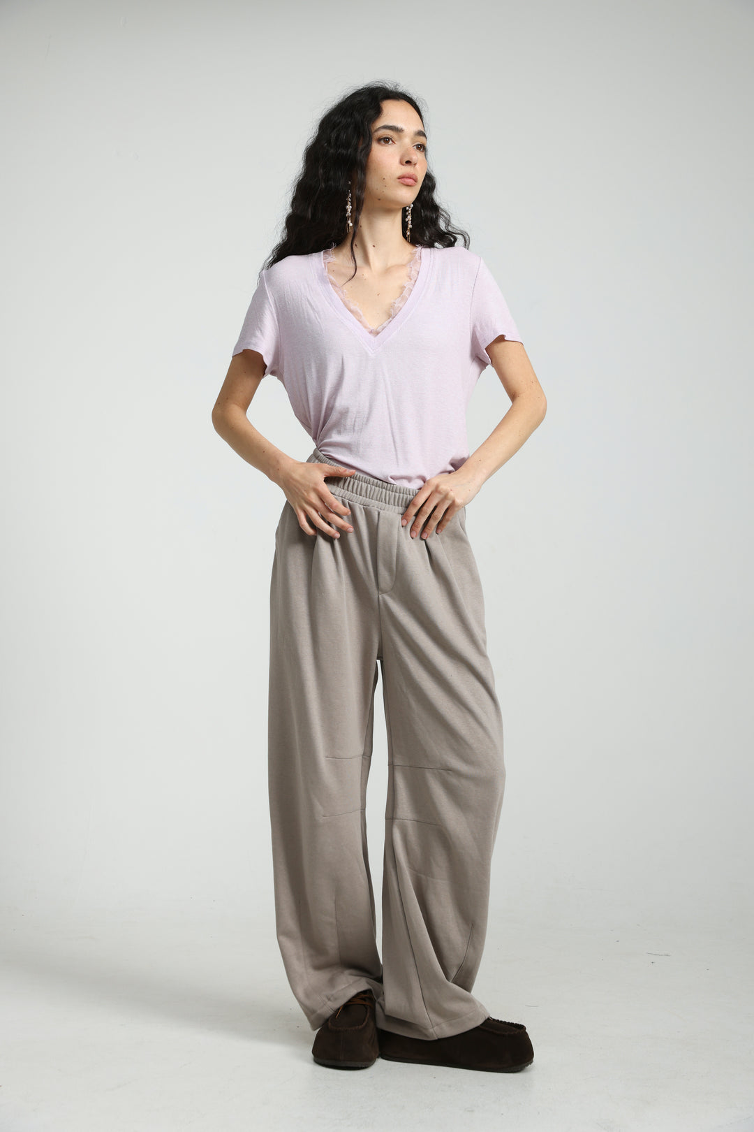 Mystery Light Pink Rib T-Shirt