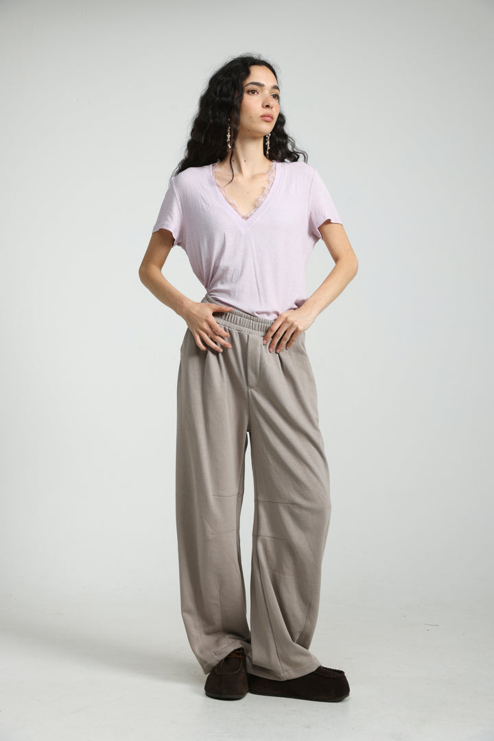 Mystery Light Pink Rib T-Shirt