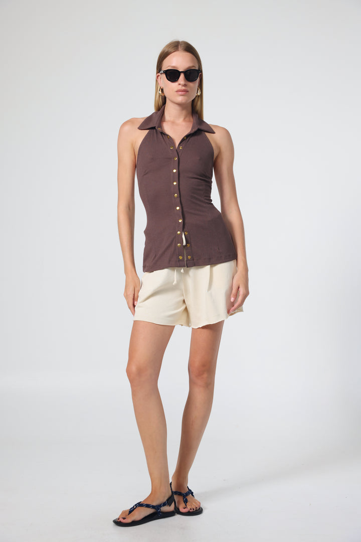 Took Brown Polo Tank