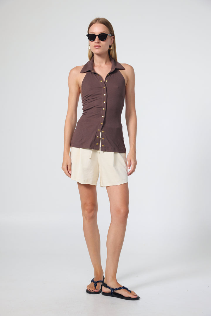 Took Brown Polo Tank