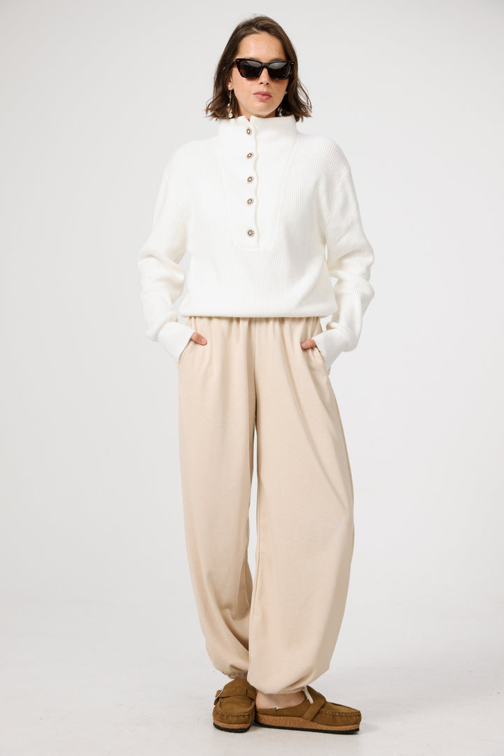 Amazed Cream Sweater