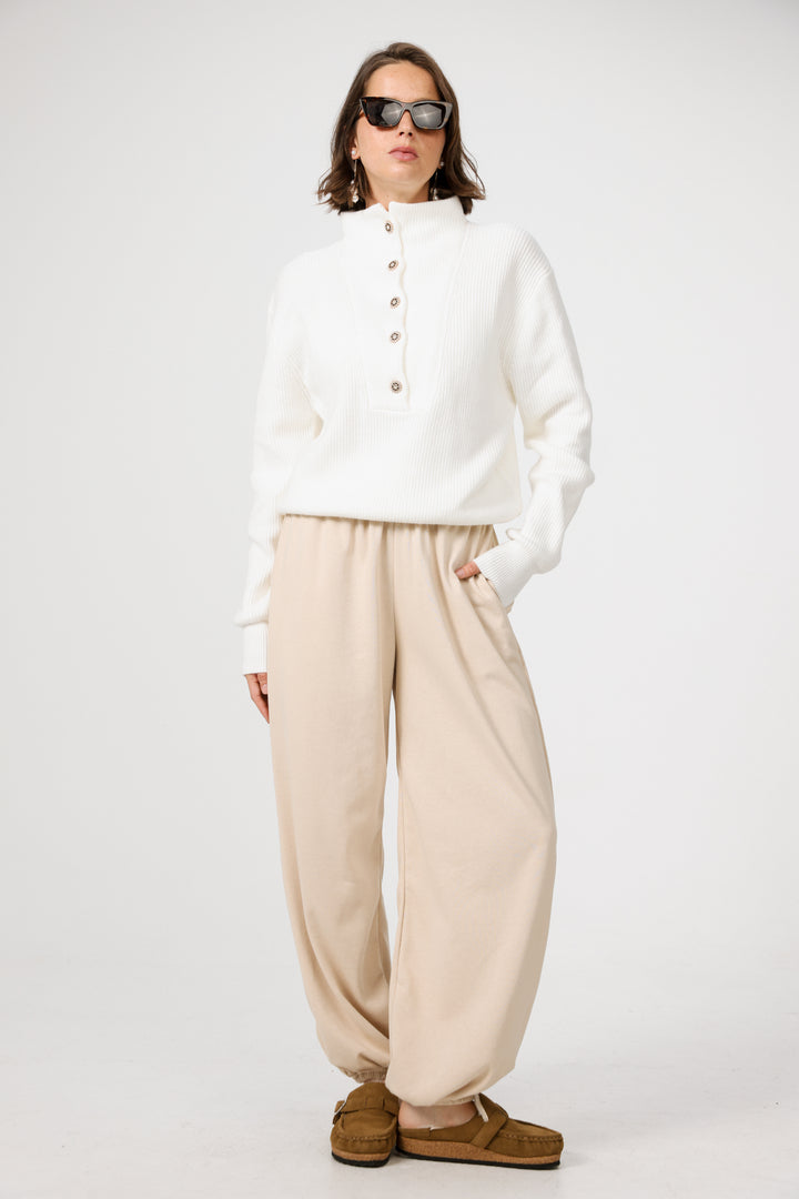 Amazed Cream Sweater