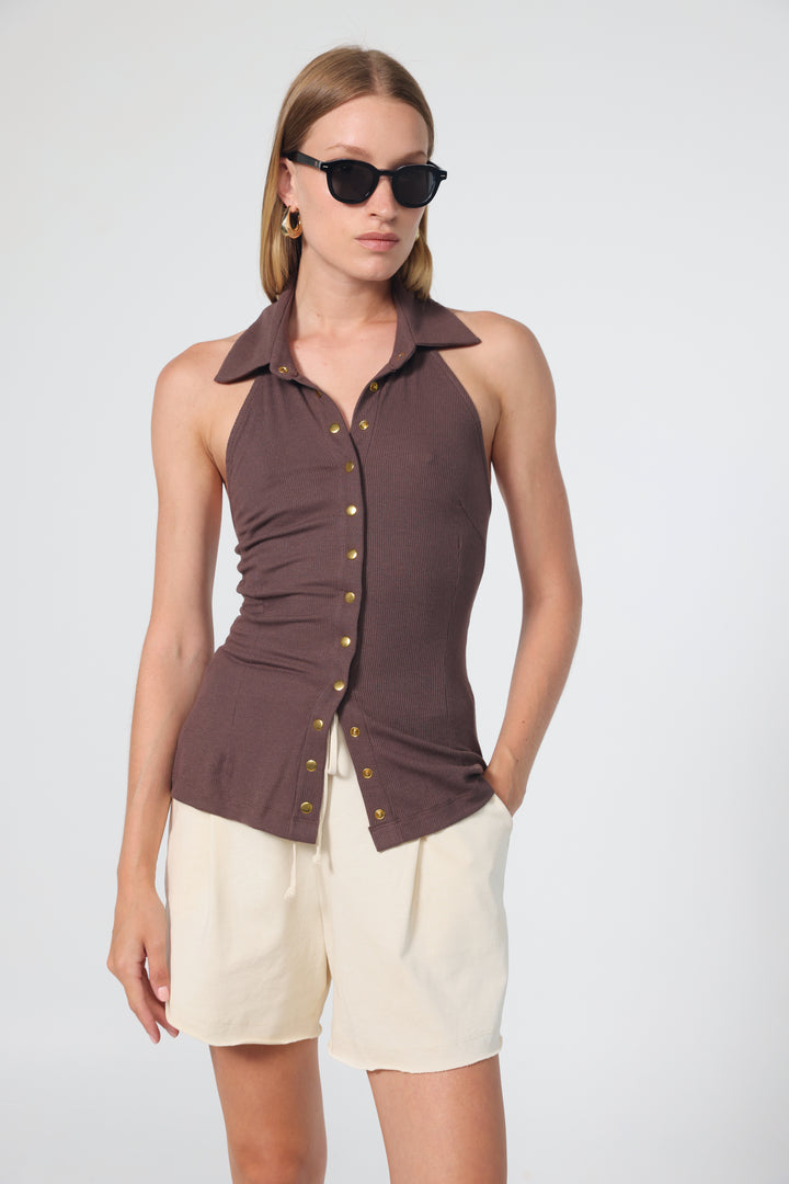 Took Brown Polo Tank