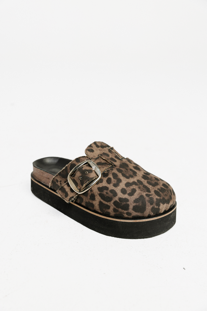 DNA No.19 Leopard Platform Mules