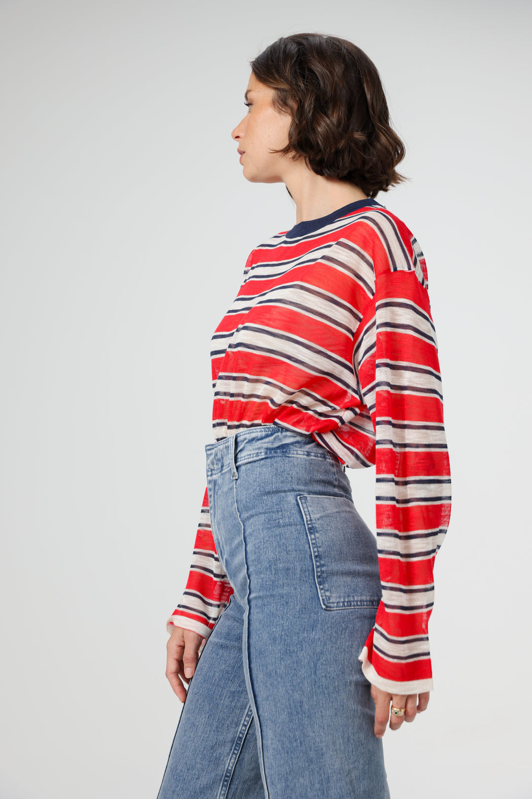 Tamuz Red Striped Shirt