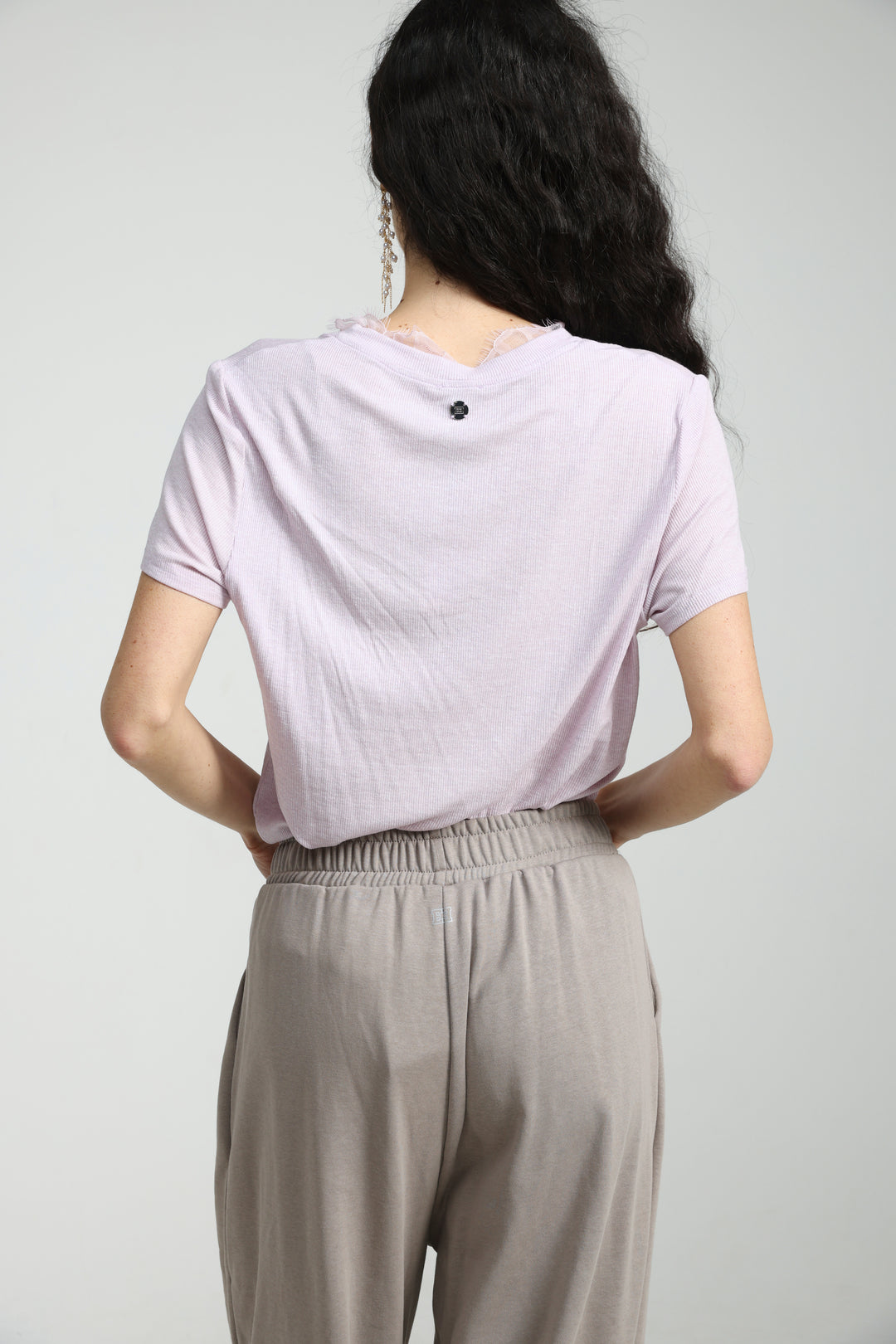 Mystery Light Pink Rib T-Shirt
