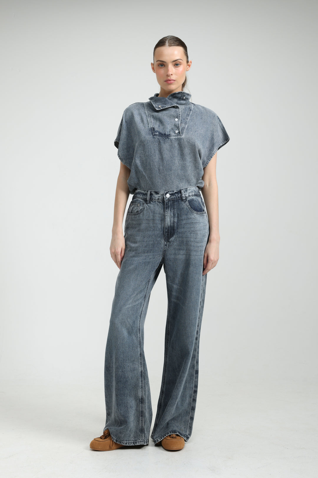 Honey Light Blue Denim