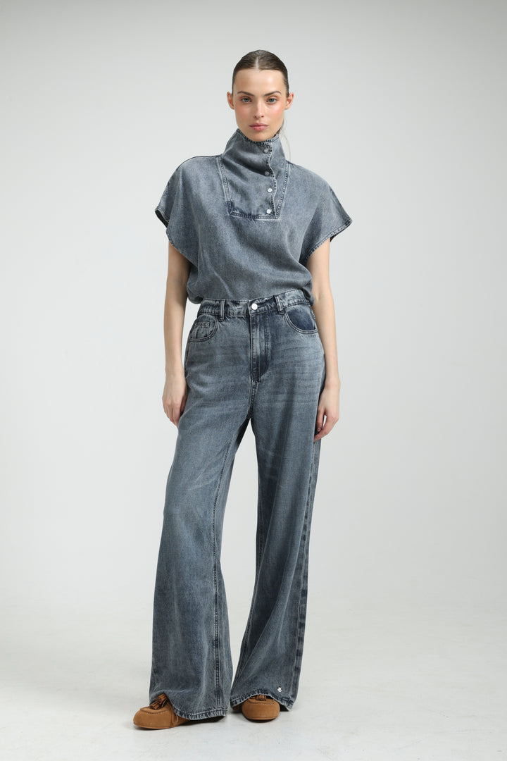 Honey Light Blue Denim