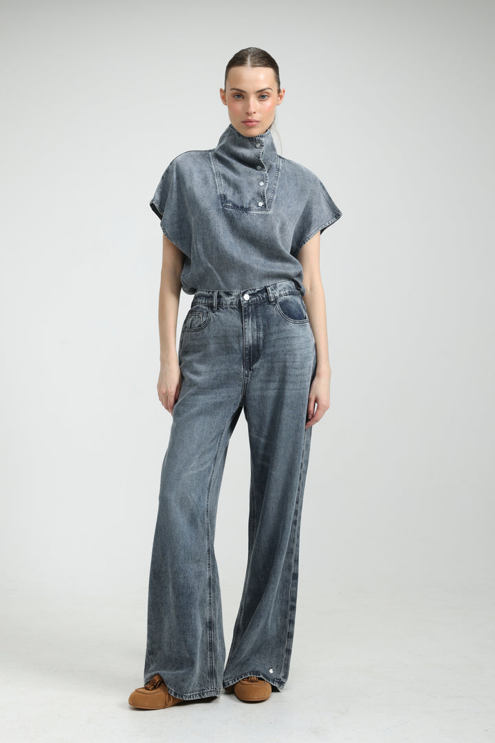 Honey Light Blue Denim