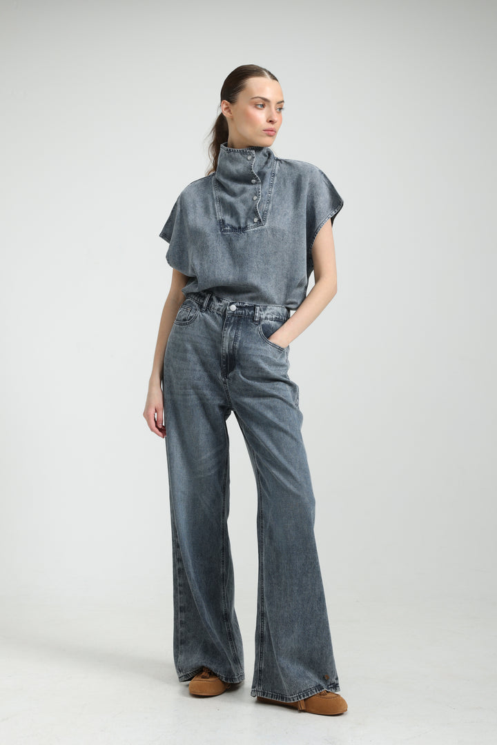 Honey Light Blue Denim