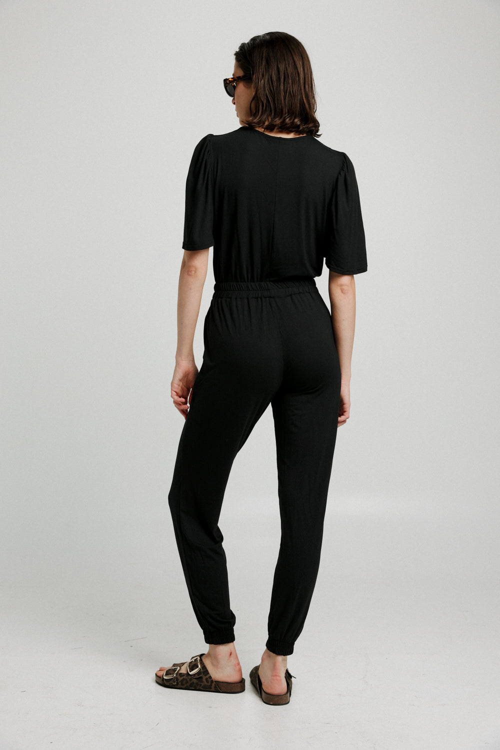 Heart Black Jumpsuit