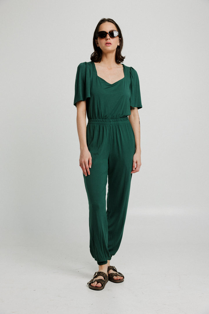 Heart Green Jumpsuit