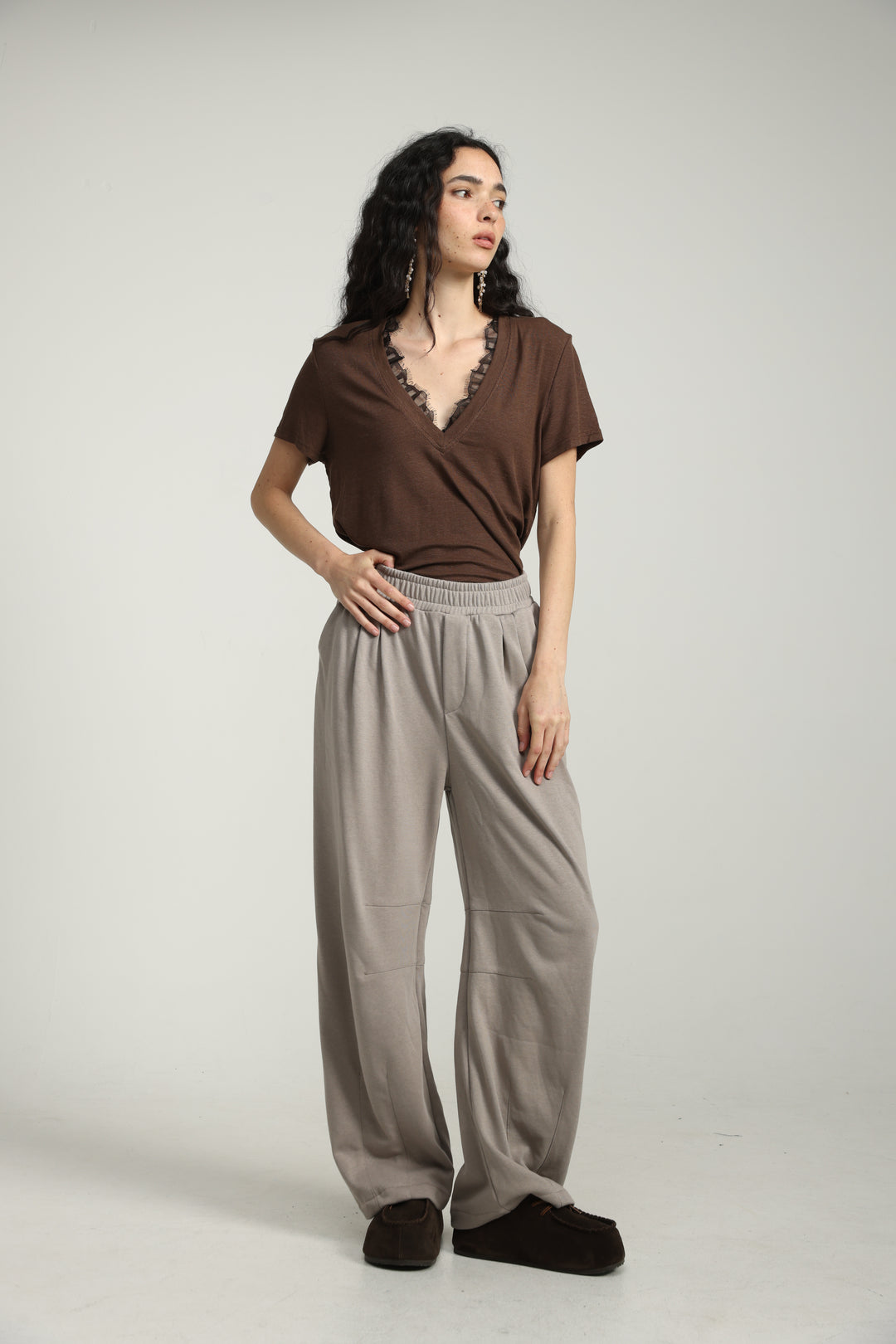 Mystery Brown Rib T-Shirt
