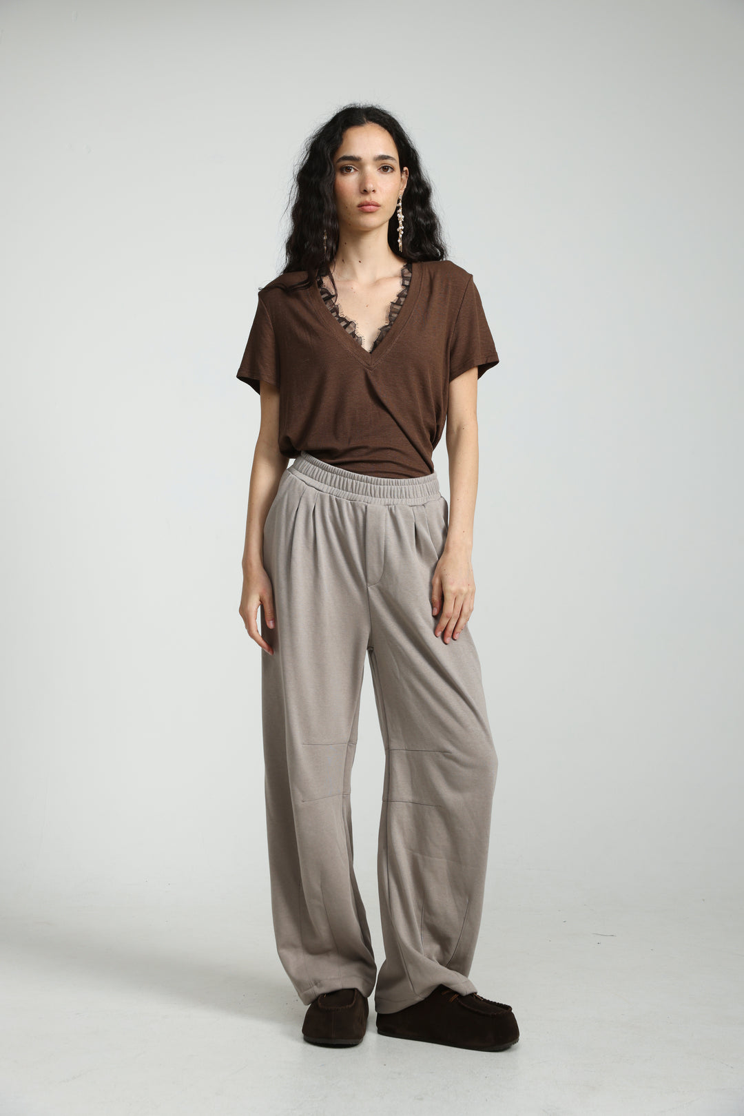 Mystery Brown Rib T-Shirt