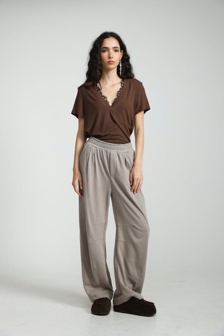Mystery Brown Rib T-Shirt