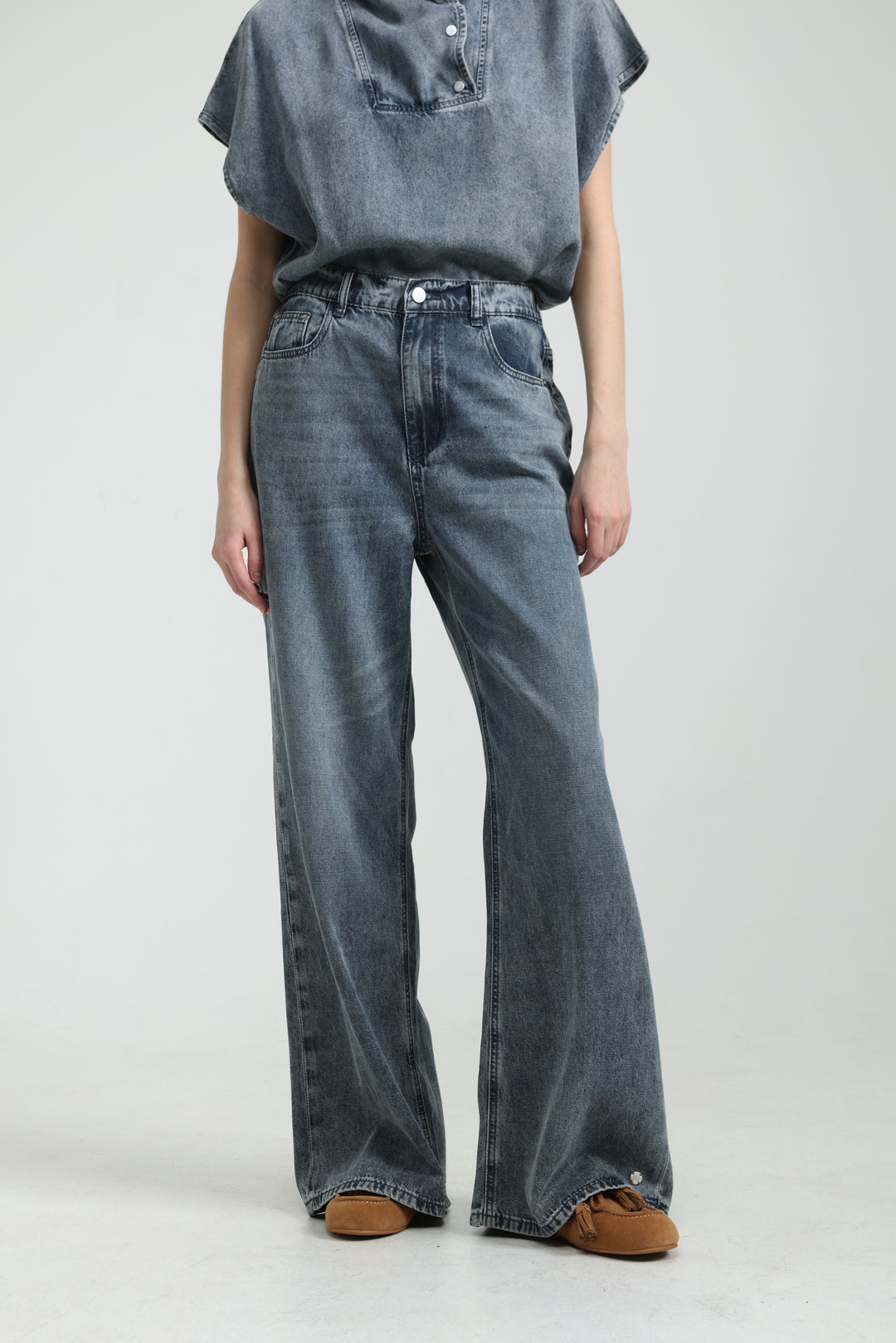 Honey Light Blue Denim