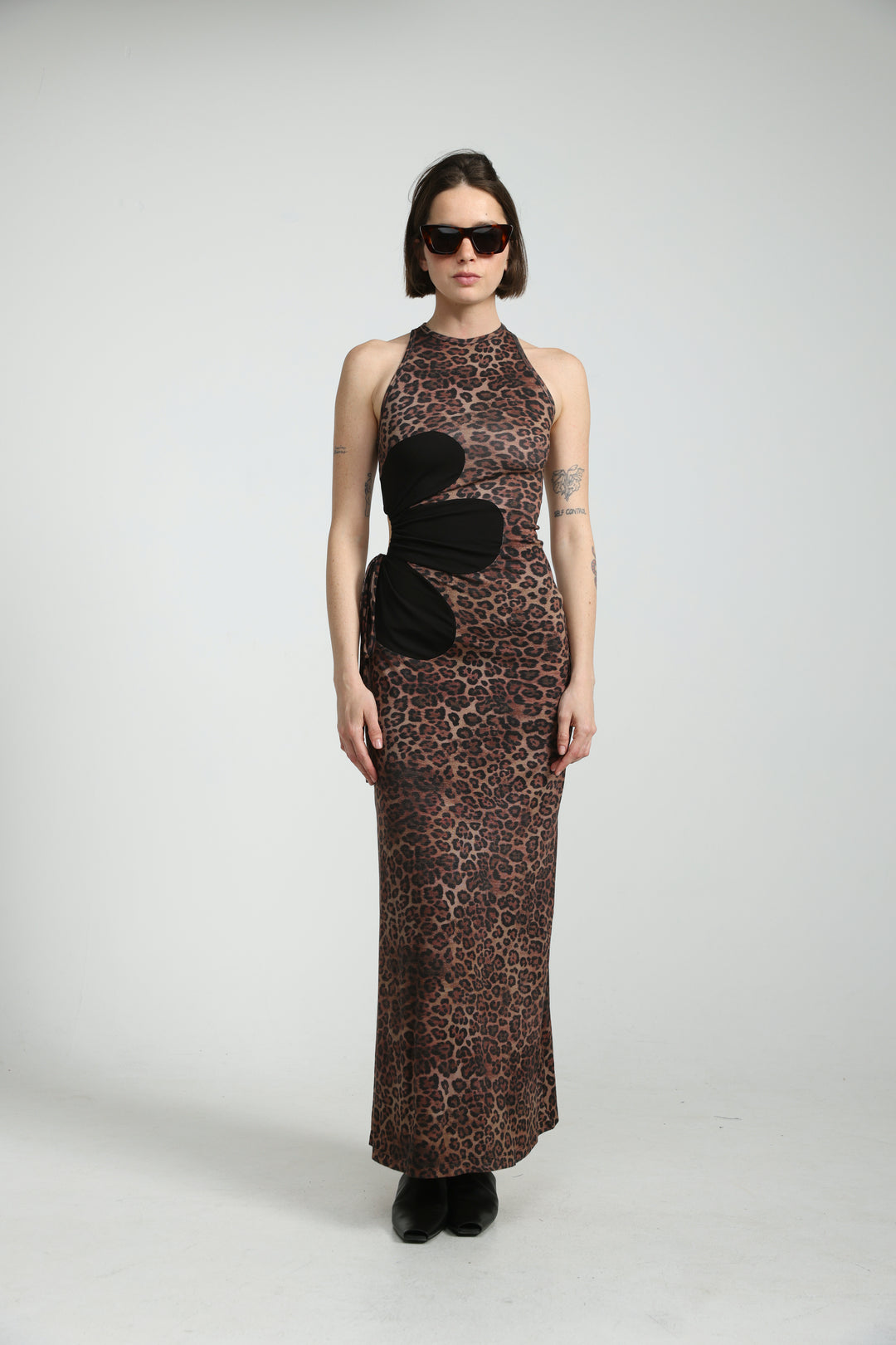 Winding Leopard Dress