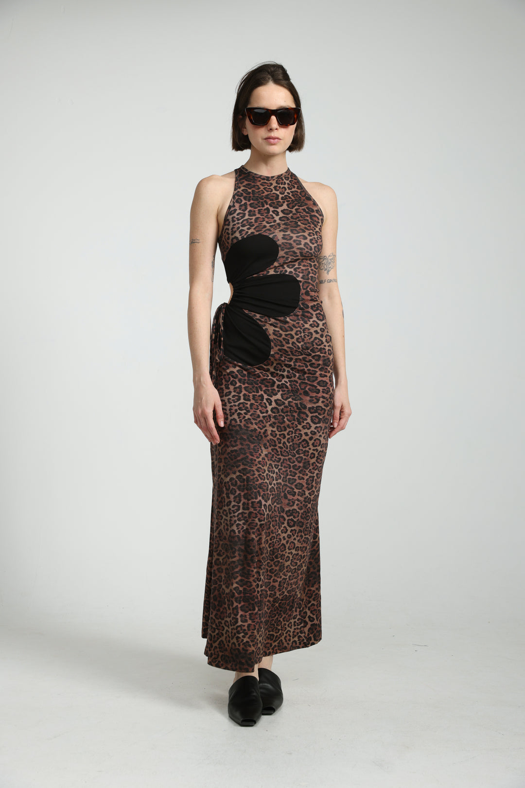 Winding Leopard Dress
