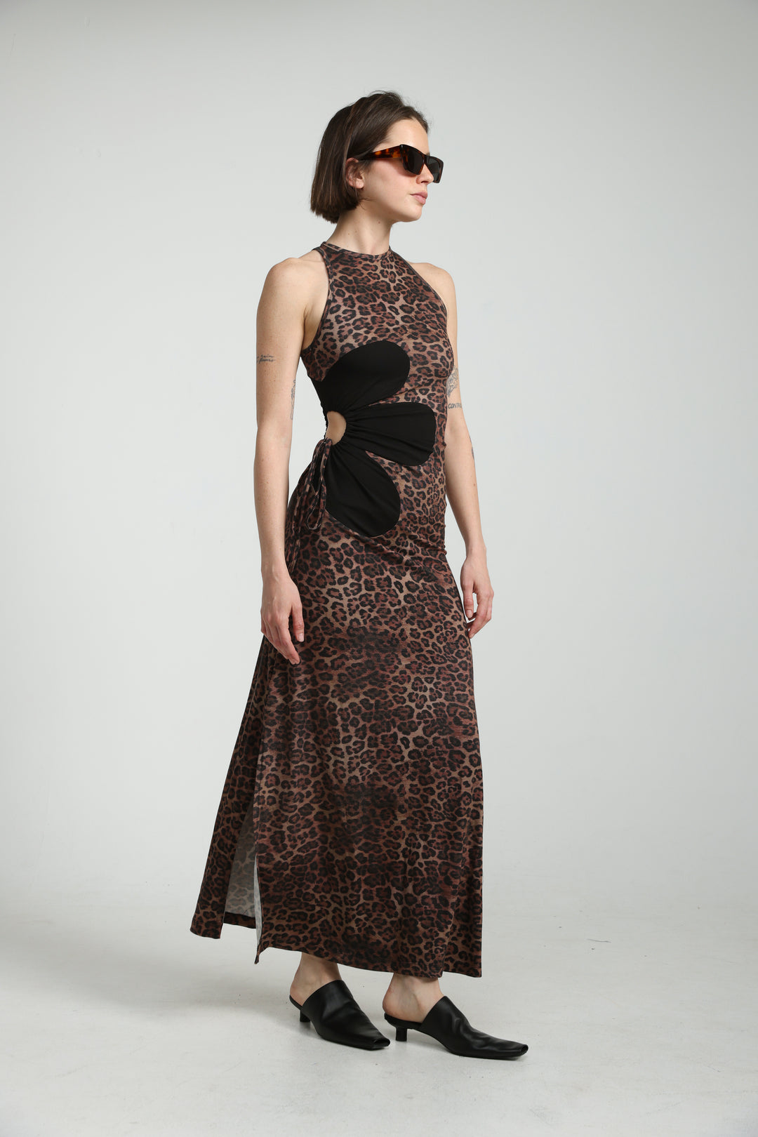 Winding Leopard Dress