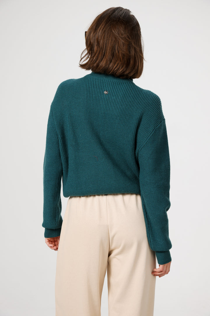 Amazed Teal Sweater