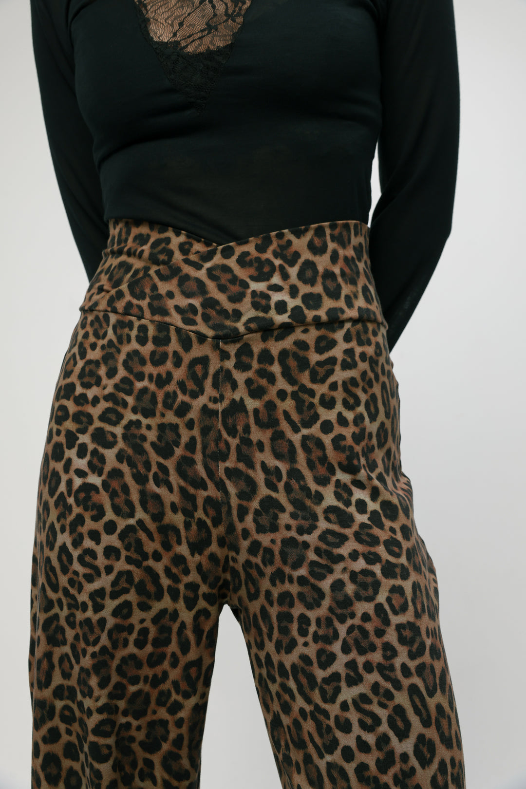 Right Leopard Joggers