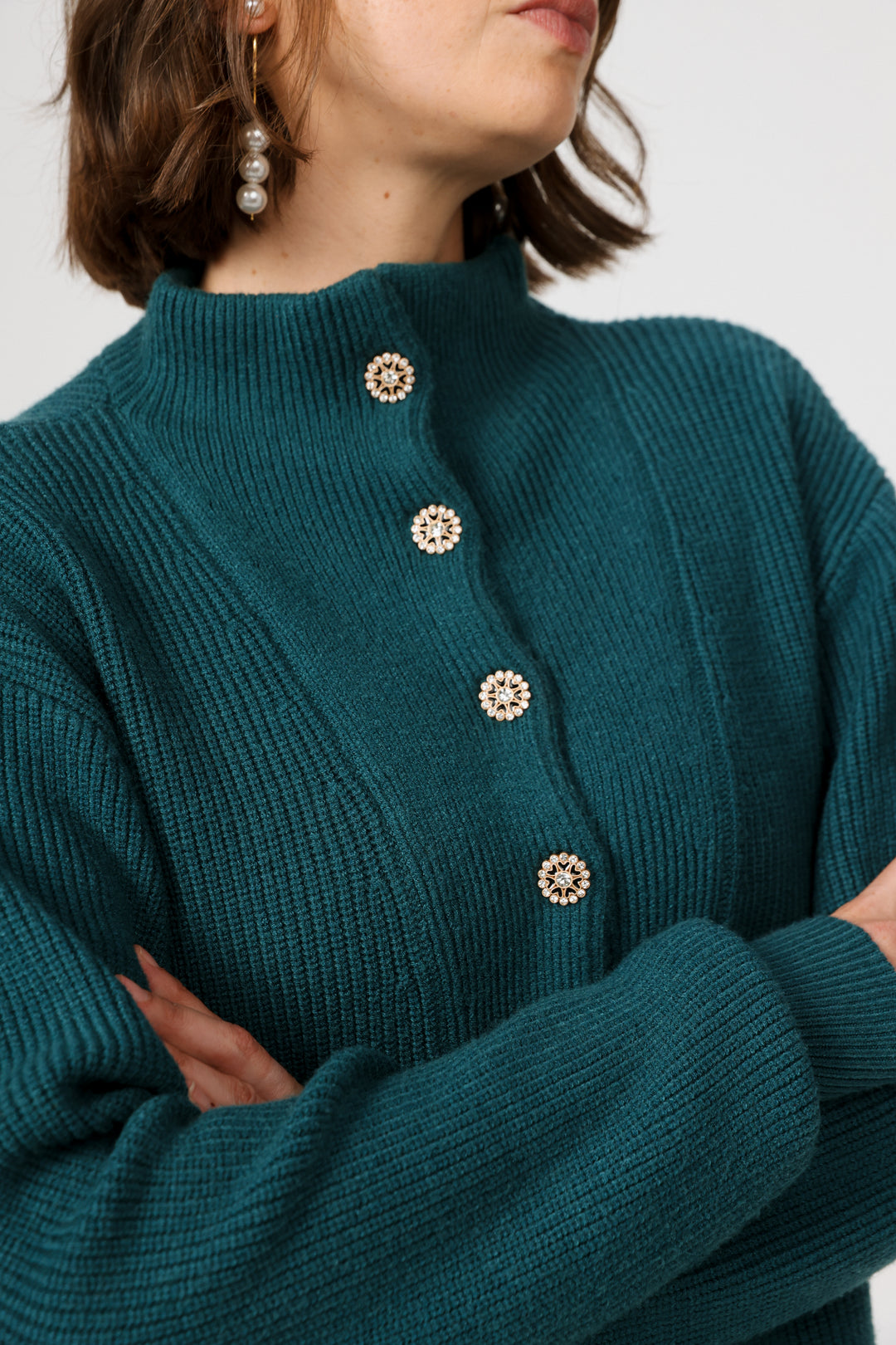 Amazed Teal Sweater