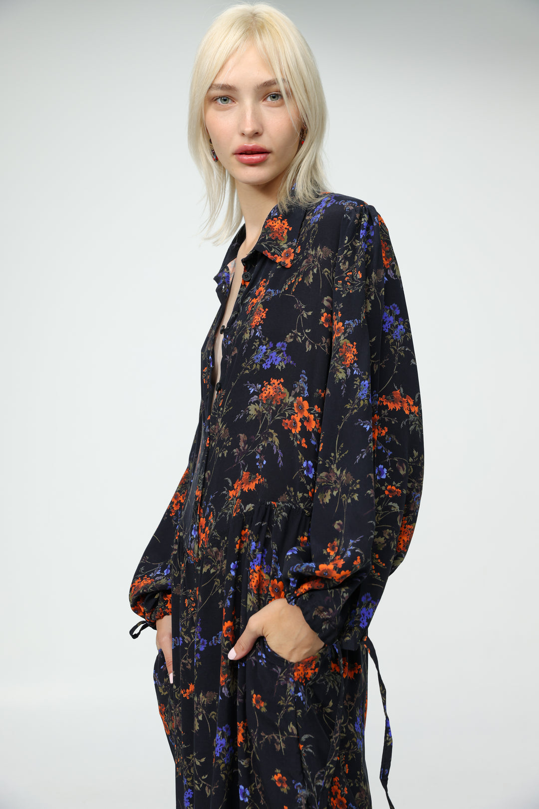 Wide Floral Jumpsuit
