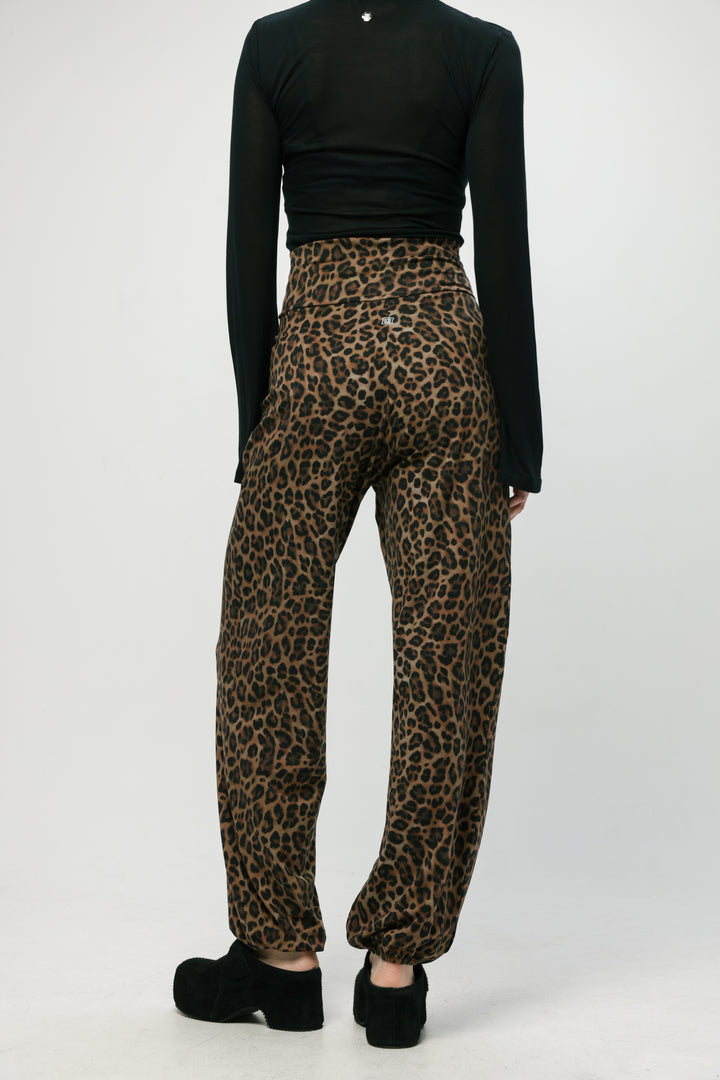 Right Leopard Joggers