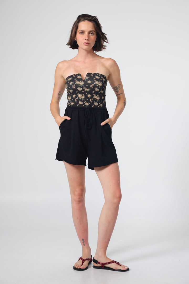 Keep Black Shorts